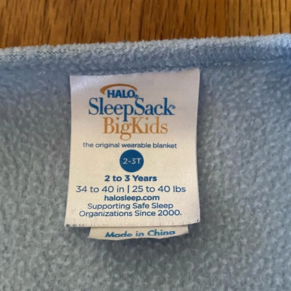 Halo Light Blue Sleep Sack with Patch Truck